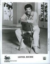 1986 Press Photo Lionel Richie Singer - dfpb29251 picture