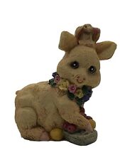 Rare Vintage Pig Figurine Easter Bunny Collectible Home Farm Decor Novelty 3” picture