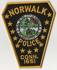 CONNECTICUT CT NORWALK POLICE SHOULDER PATCH SHERIFF picture