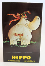 Hippo San Francisco Menlo Park Hamburgers of Dignity 74630-B Vintage Postcard picture