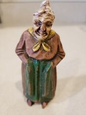 Vintage Syroco Jewish Woman Figurine Wood Carved picture
