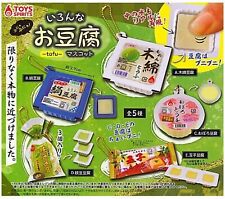 Punyupunyu Various Tofu mascot Capsule Toy 5 Types Full Comp Set Gacha New picture