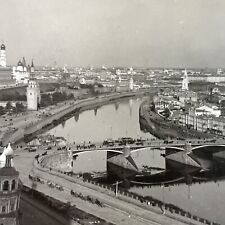 Antique 1910s The Kremlin Moscow Russia City View Stereoview Photo Card P3745 picture