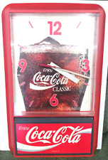 1992 Coca-Cola Enjoy Coke Ridan Displays Inc. wall clock sign Model CBC picture