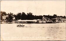 1938 DETROIT LAKES, Minn. RPPC Photo Postcard 