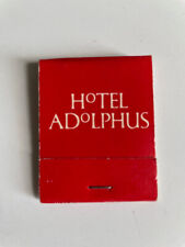Hotel Adolphus - Corrigan Hotel Vintage Matchbook - Unstruck picture