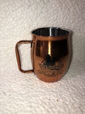 Wild Bill's Olde Fashioned Soda Pop Barrel Mug Walker Stalker. Copper Plated picture