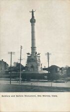 DES MOINES IA - Soldiers and Sailors Monument - 1909 picture