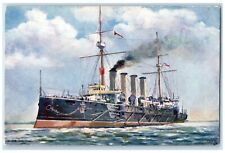 c1910 H M S Diadem Twin-Screw Steamer Ship Oilette Raphael Tuck & Son Postcard picture
