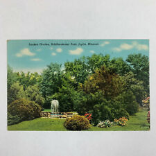 Postcard Missouri Joplin Sunken Garden Schifferdecker Park 1946 picture