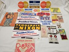 Vintage Advertising & Collectible Junk Drawer Lot TNMT Nixon Mastercard Visa +++ picture
