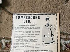 k1-5 ephemera 1966 advert townbroke ltd margate machinists fashion picture
