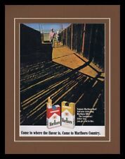 1968 Marlboro Country Cigarettes 11x14 Framed ORIGINAL Vintage Advertisement picture