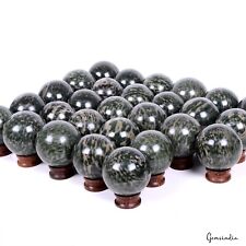 Superb Wholesale 4.9Kg /28 Pcs Natural Untreated Moss Agate Gems Sphere/Ball Lot picture