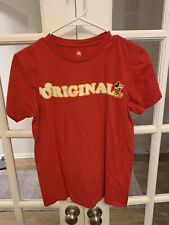 Disney Original Mickey Mouse Graphic T-shirt Adult Small Red picture