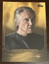 2024 Topps Dune Release Exclusive #6 Emperor Shaddam IV Gold Foil #1/1 Walken picture