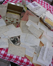 #RM Huge Lot Of 300 Vintage Recipes Handwritten, Clipped, Cards + Tin recipe box picture
