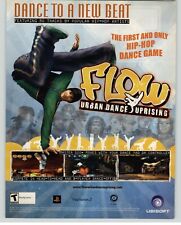 FLOW: Urban Dance Uprising PS2 Video Game Art 2005 Vintage Print Ad/Poster  picture