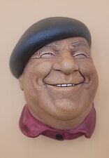 Pierre Plaque 89 Vintage England 1971 Bossons 3D Chalkware Character Head picture