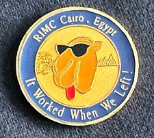 RARE State Department Embassy Cairo Egypt RIMC Challenge Coin c. 2008 picture