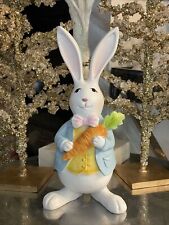12” Tall Elegant And Adorable Gentleman Bunny Figurine picture
