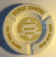 Vintage 1962 Palm Springs/China Ashtray George Diamond Steakhouse picture