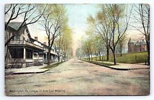 Postcard College Street From East Wheeling Washington Pennsylvania picture