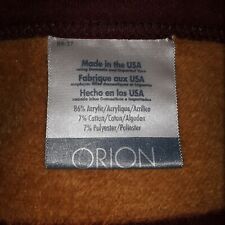 Biederlack Orion Blanket Joshua 24:15 USA Made Vintage 44 in.× 57 in. EUC picture