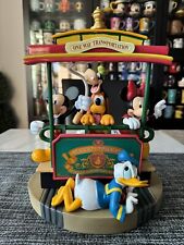 Disney Theme Mickey And Friends On Trolley Med Figurine WDCC New Rare picture
