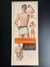 Vintage 1954 Jantzen Swim Trunks Print Ad picture