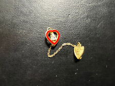 Vintage Loyal Order of Moose Women WOTM Shield & Heart Pin FHC NIP picture