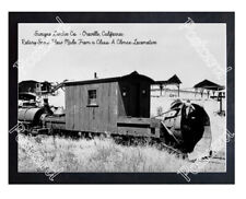 Historic Swayne Lumber Co. - Oroville, California, Snow Plow Train Postcard picture