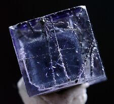 3g Natural Complete Bismuthinite Purple FLUORITE Mineral Specimen/Yaogangxian picture