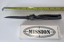 UNSHARPENED Mission Knife MPF Titanium Blade Titanium Handle with box EOD picture