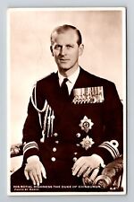 RPPC of His Royal Highness The Duke Of Edinburgh Vintage Postcard picture