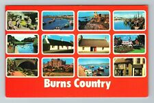 Ayr UK-United Kingdom, Burns Country, Photo Collage, Vintage Postcard picture