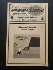 SLG / AMAZE INK PEEPSHOW v3 #2 Ghouly Boys Ashcan Preview, Newsletter 2004 picture