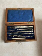 Antique drawing/draftsman instrument set in box picture
