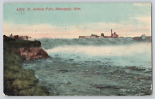 Postcard St. Anthony Falls, Minneapolis, Minnesota picture