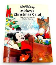 Vintage 1983 Disney MICKEY'S CHRISTMAS CAROL book in EXCELLENT CONDITION picture
