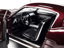 1967 Ford Mustang GT 2+2 Burgundy Metallic with White Side Stripes 