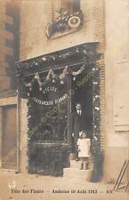 Photo Card 37400 Amboise Stores Of Cycles La French Diamond 10 August 1913 picture