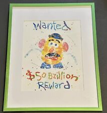 Toy Story Mr. Potato Head Water Color Splash Art Print In Metal Frame picture