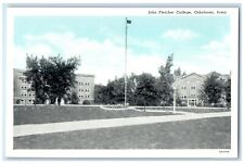 c1940's John Fletcher College Building Campus Oskaloosa Iowa IA Vintage Postcard picture