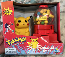Vintage 1998 Pokémon pikachu gum ball machine New Sealed Htf Rare picture
