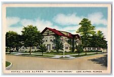 1942 Hotel Lake Alfred Fishing Boating Bathing Golf Florida FL Vintage Postcard picture