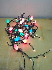 vintage style C9 Christmas lights with mini icicle lights picture