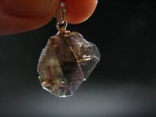 Rare Axinite Crystal Silver Pendant From Russia - 0.9