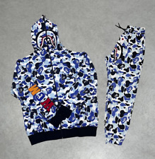 Embroidered Bape Tracksuit Set - Gray picture