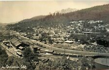 Postcard RPPC 1920s California Dunsmuir aerial View Railroad CA24-643 picture